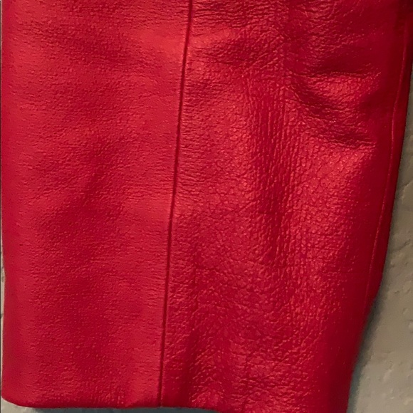 Yvonne Marie for Révue size S red leather fitted - Picture 4 of 6